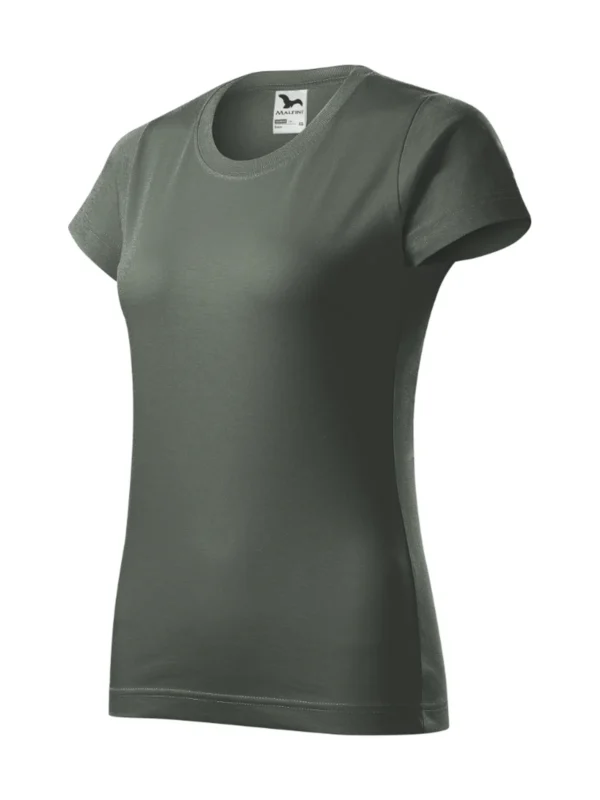 Koszulka bawełniana damska Malfini Basic ciemna khaki