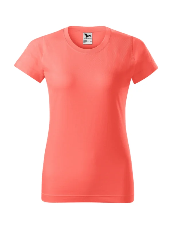 Koszulka bawełniana damska Malfini Basic coral