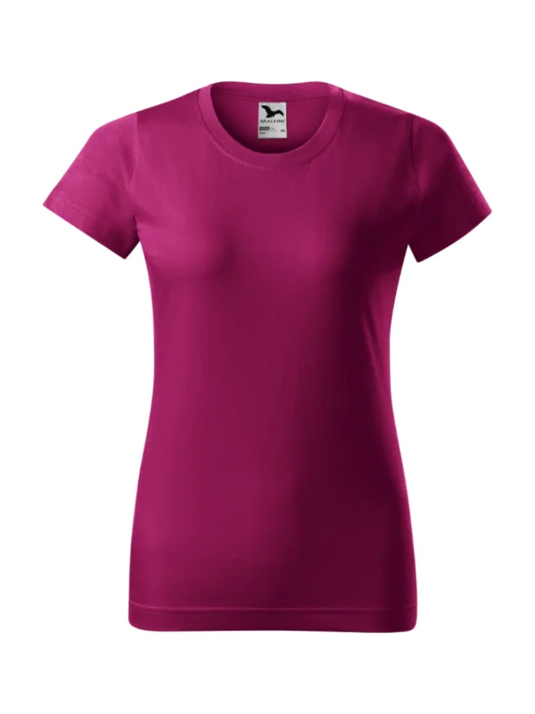 Koszulka bawełniana damska Malfini Basic fuchsia red
