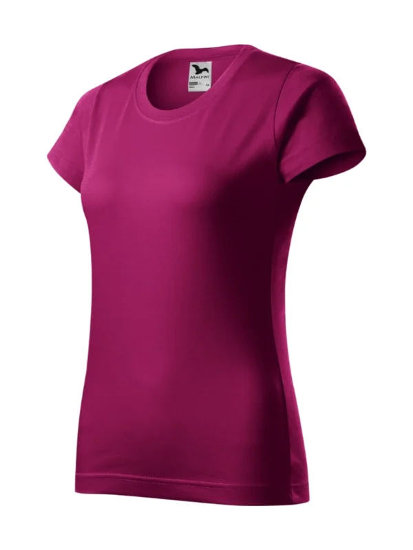 Koszulka bawełniana damska Malfini Basic fuchsia red