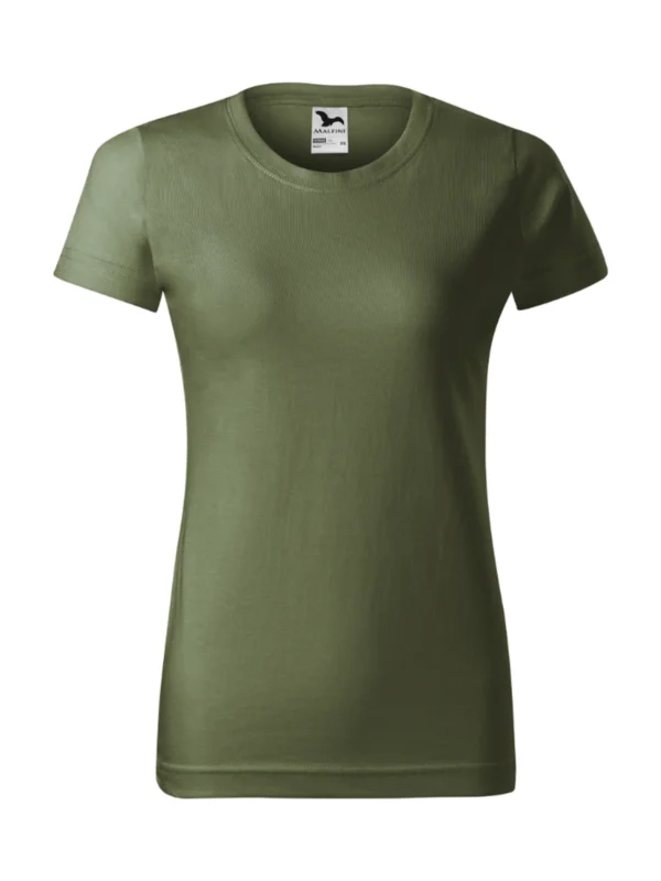 Koszulka bawełniana damska Malfini Basic khaki