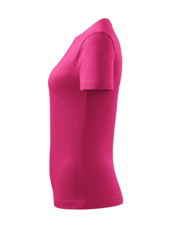 Koszulka bawełniana damska Malfini Classic New purpurowa czerwień