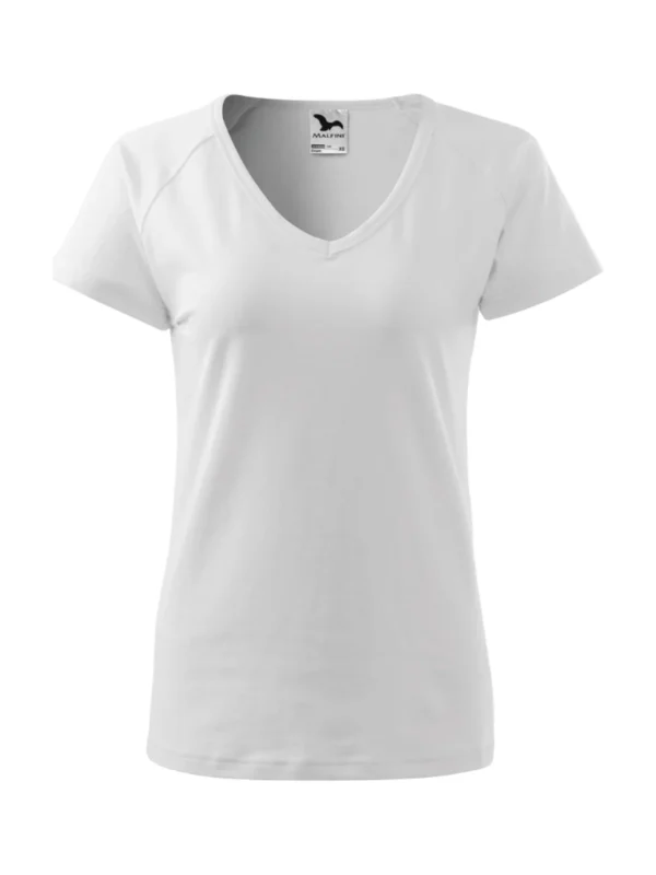 Koszulka bawełniana damska slim-fit Dream Malfini biała