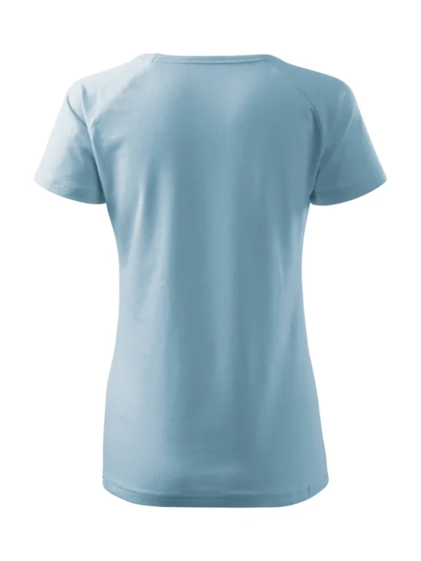 Koszulka bawełniana damska slim-fit Dream Malfini błękitna