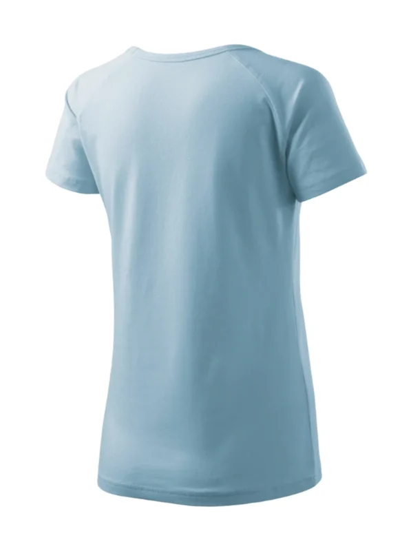 Koszulka bawełniana damska slim-fit Dream Malfini błękitna