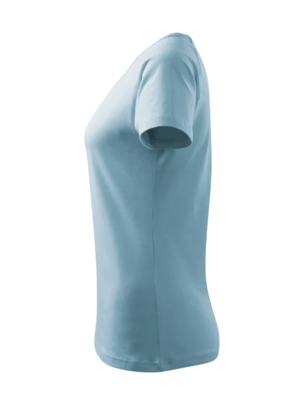 Koszulka bawełniana damska slim-fit Dream Malfini błękitna