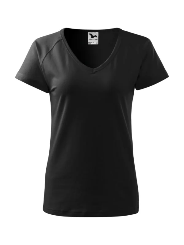Koszulka bawełniana damska slim-fit Dream Malfini czarna