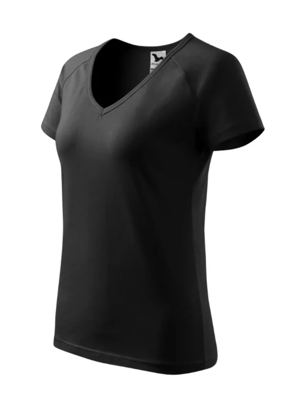 Koszulka bawełniana damska slim-fit Dream Malfini czarna
