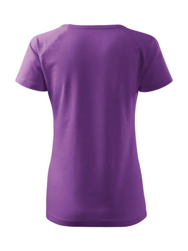 Koszulka bawełniana damska slim-fit Dream Malfini fioletowa