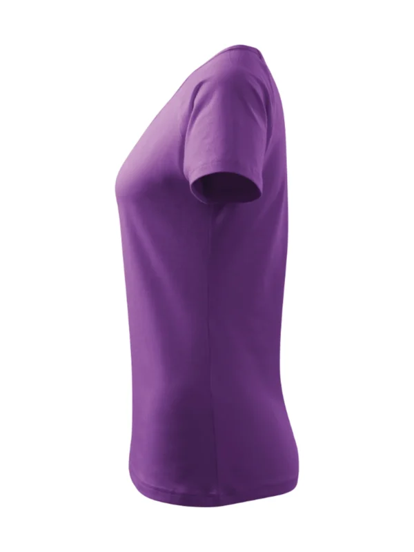 Koszulka bawełniana damska slim-fit Dream Malfini fioletowa
