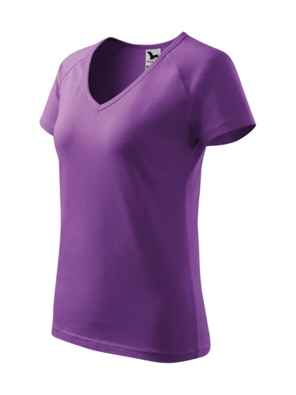 Koszulka bawełniana damska slim-fit Dream Malfini fioletowa