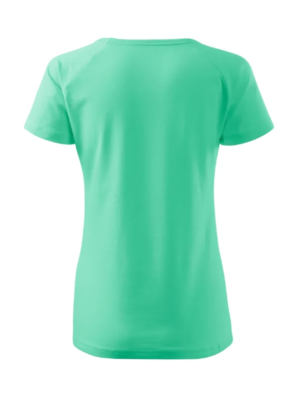 Koszulka bawełniana damska slim-fit Dream Malfini miętowa