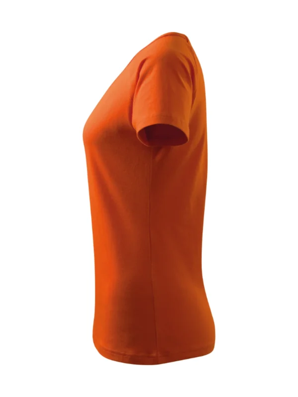 Koszulka bawełniana damska slim-fit Dream Malfini pomarańczowa