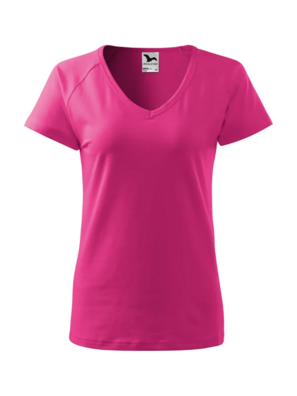 Koszulka bawełniana damska slim-fit Dream Malfini purpurowa