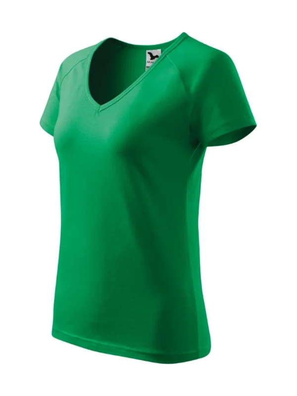 Koszulka bawełniana damska slim-fit Dream Malfini zielona