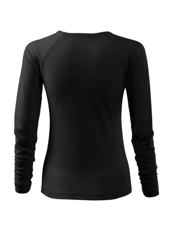 Koszulka bawełniana damska slim-fit Elegance Malfini czarna