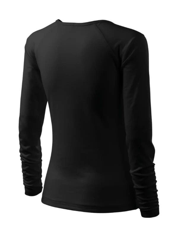 Koszulka bawełniana damska slim-fit Elegance Malfini czarna
