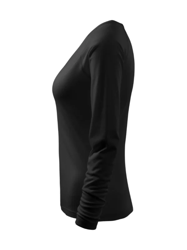 Koszulka bawełniana damska slim-fit Elegance Malfini czarna