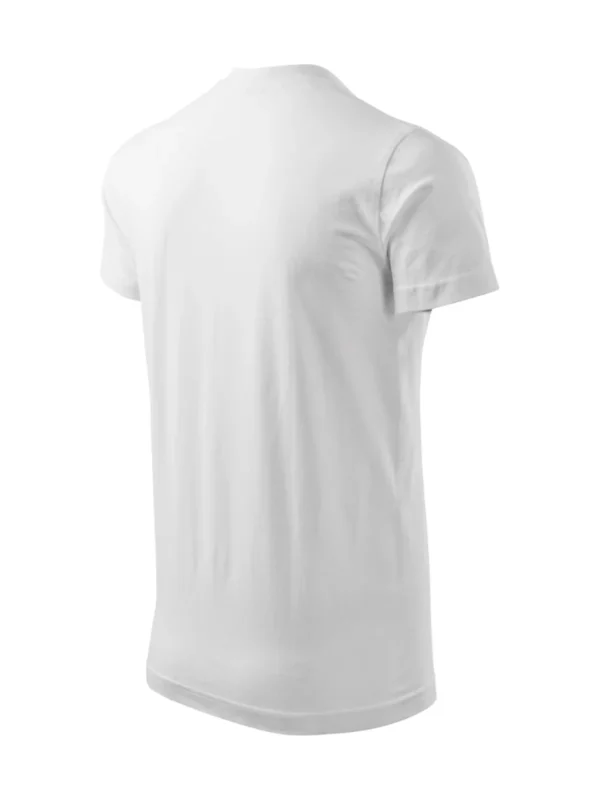 Koszulka bawełniana Heavy V-neck Malfini biała