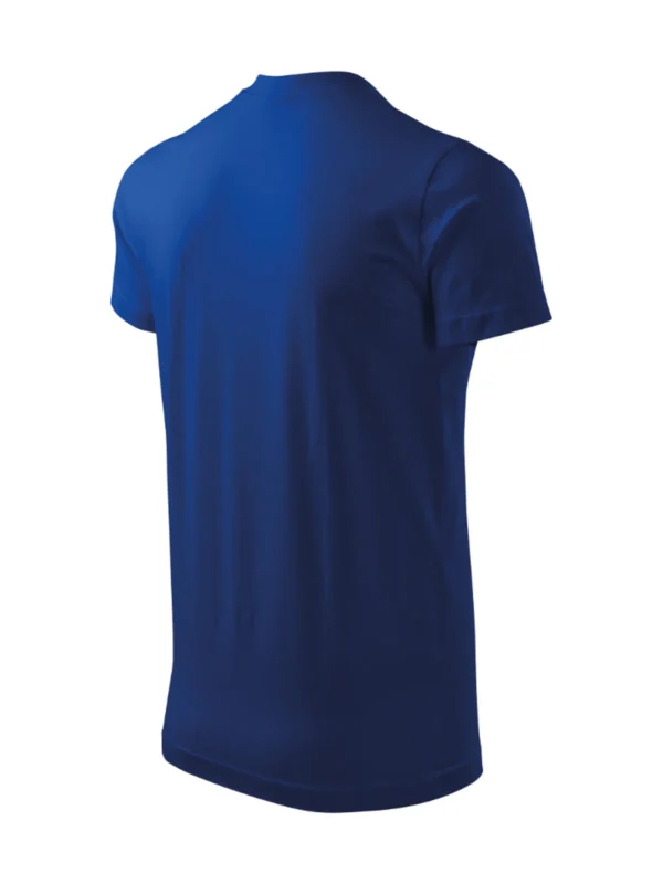 Koszulka bawełniana Heavy V-neck Malfini chabrowa