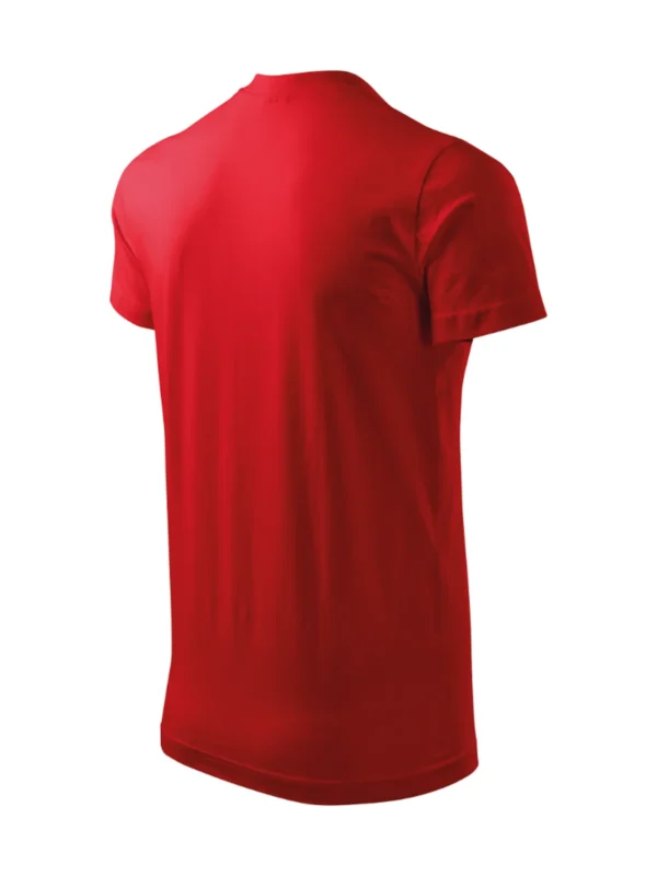 Koszulka bawełniana Heavy V-neck Malfini czerwona
