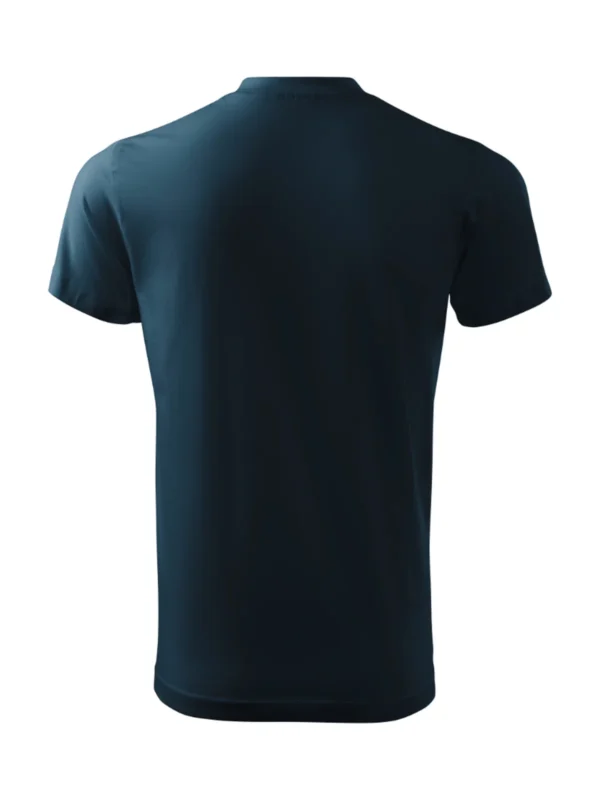 Koszulka bawełniana Heavy V-neck Malfini granatowa