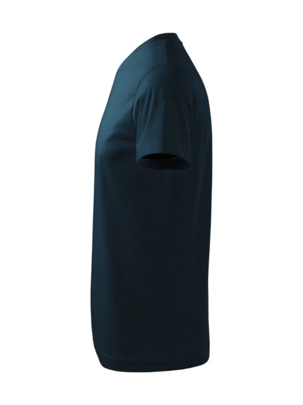 Koszulka bawełniana Heavy V-neck Malfini granatowa