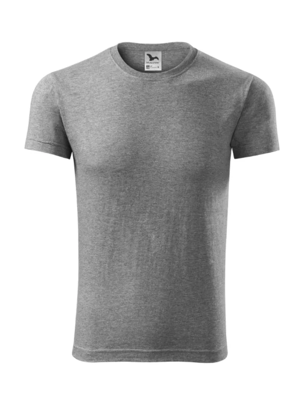 Koszulka bawełniana męska Slim-fit Viper Malfini ciemnoszara melanż