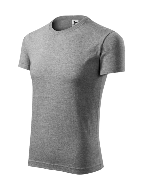 Koszulka bawełniana męska Slim-fit Viper Malfini ciemnoszara melanż