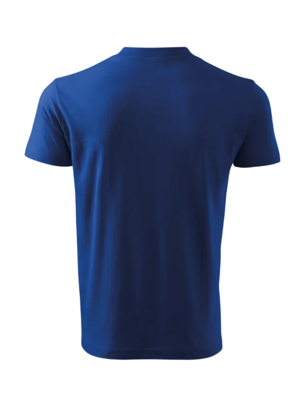 Koszulka bawełniana V-neck Classic Malfini chabrowa