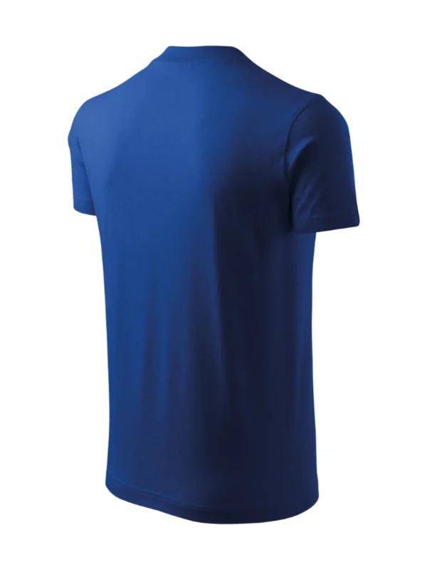 Koszulka bawełniana V-neck Classic Malfini chabrowa