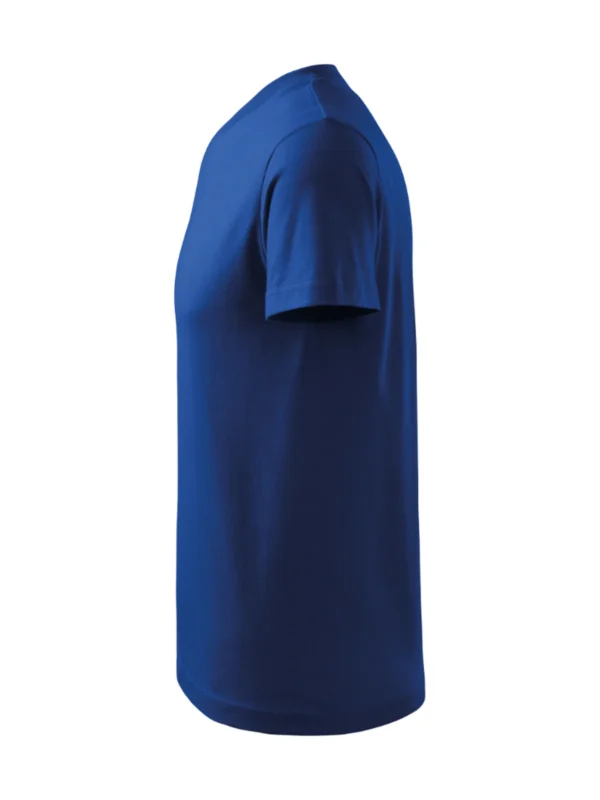 Koszulka bawełniana V-neck Classic Malfini chabrowa