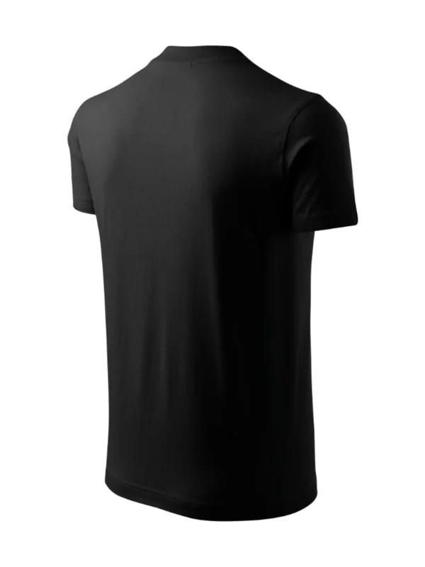 Koszulka bawełniana V-neck Classic Malfini czarna