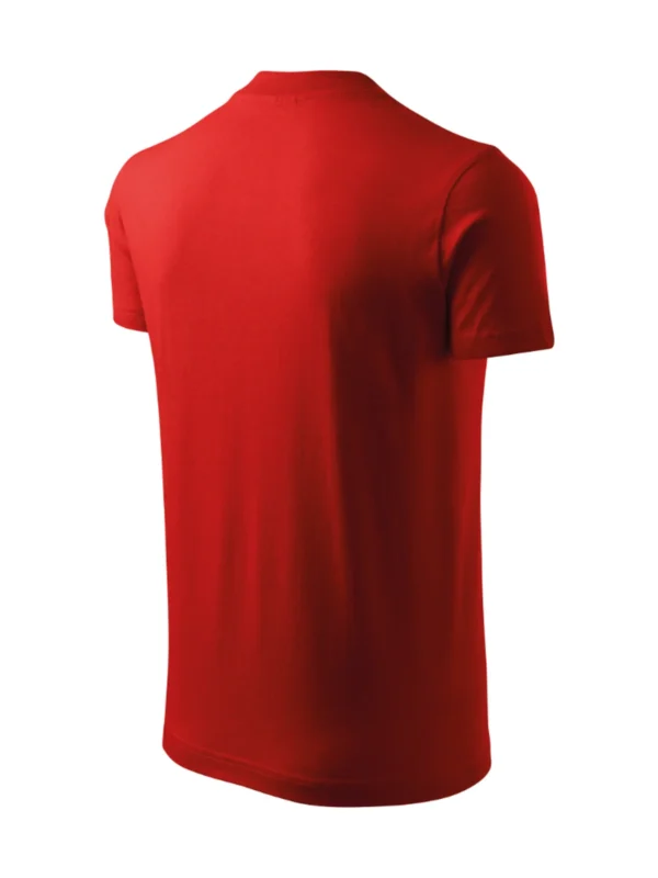 Koszulka bawełniana V-neck Classic Malfini czerwona