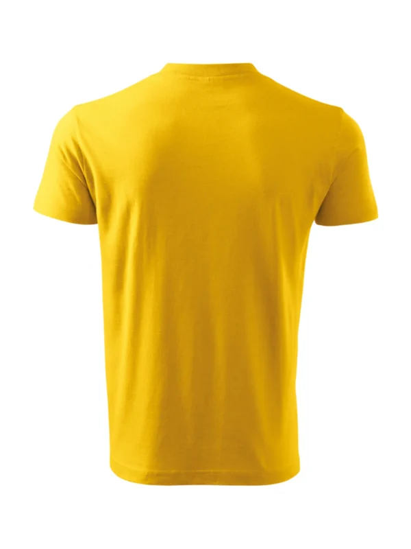 Koszulka bawełniana V-neck Classic Malfini zółta