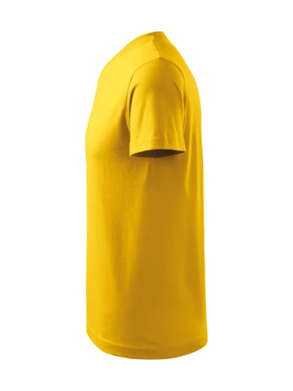 Koszulka bawełniana V-neck Classic Malfini zółta