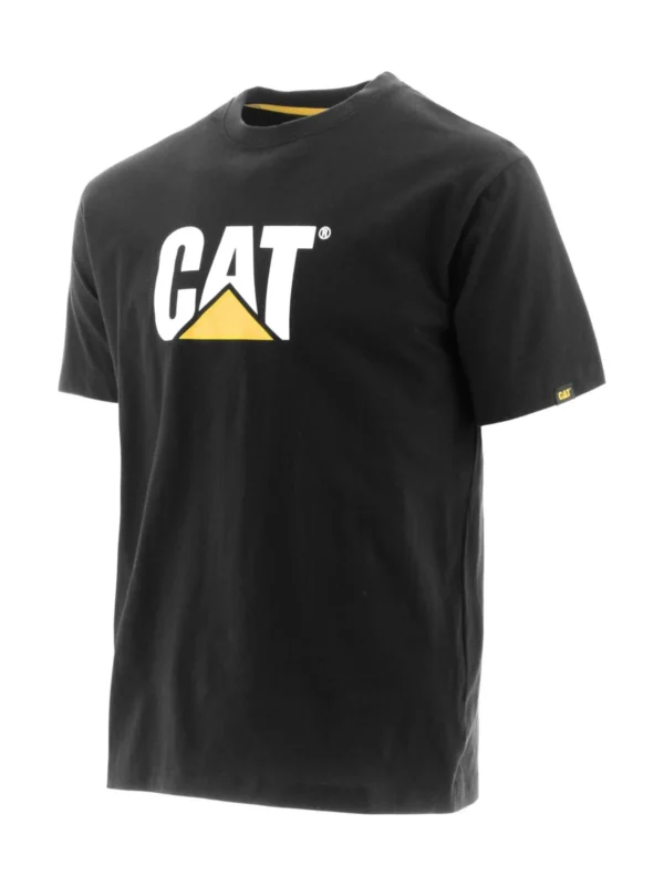 Koszulka bluzka robocza Cat TM LOGO Trademark czarna