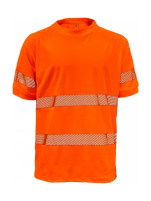 Koszulka ostrzegawcza BoSafety VIVID Hi-vis -C2 wysoka widoczność pomarańczowa