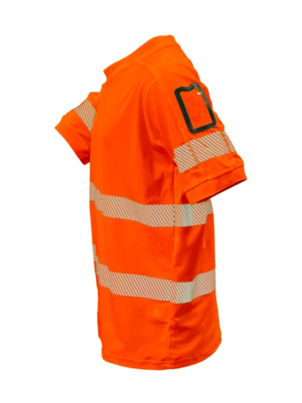 Koszulka ostrzegawcza BoSafety VIVID Hi-vis -C2 wysoka widoczność pomarańczowa