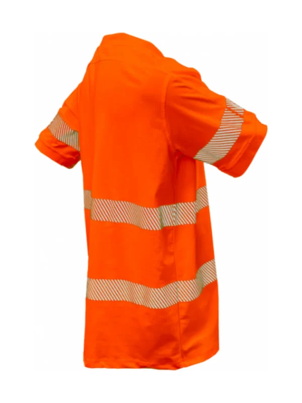 Koszulka ostrzegawcza BoSafety VIVID Hi-vis -C2 wysoka widoczność pomarańczowa