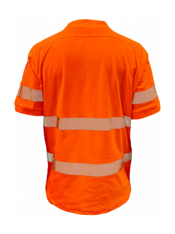 Koszulka ostrzegawcza BoSafety VIVID Hi-vis -C2 wysoka widoczność pomarańczowa