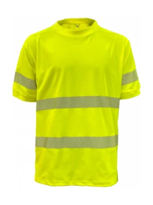 Koszulka ostrzegawcza BoSafety VIVID Hi-vis -C2 wysoka widoczność zółta