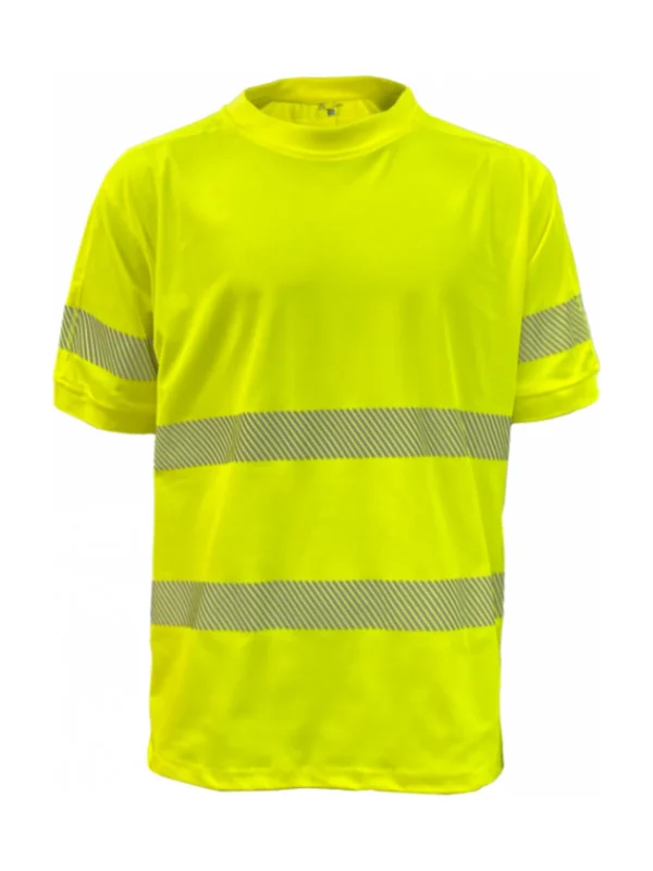 Koszulka ostrzegawcza BoSafety VIVID Hi-vis -C2 wysoka widoczność zółta