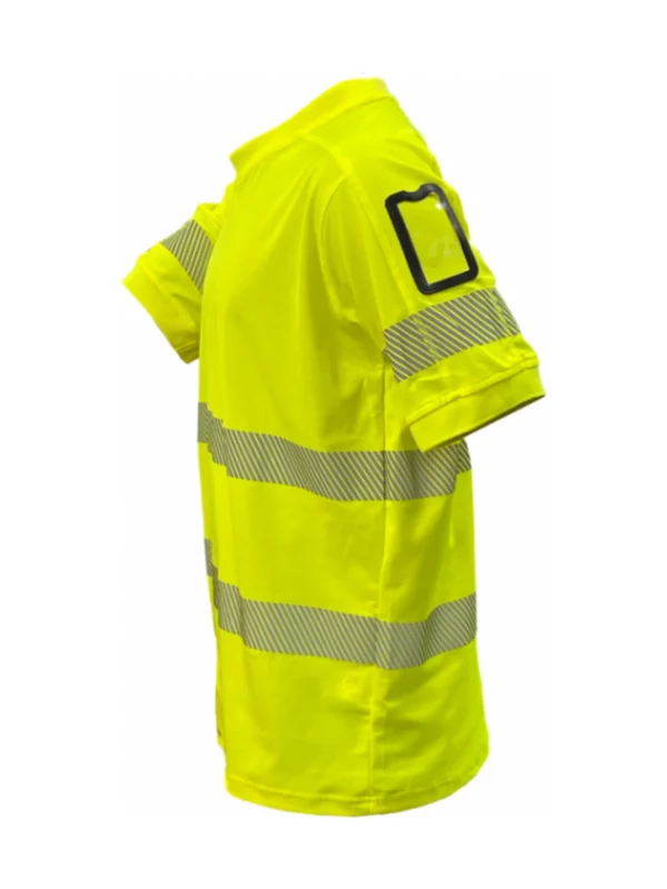 Koszulka ostrzegawcza BoSafety VIVID Hi-vis -C2 wysoka widoczność zółta