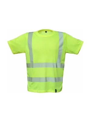 Koszulka robocza odblaskowa BoSafety AEROMESH Hi-vis Klasa 2 tkanina siateczkowa zółta