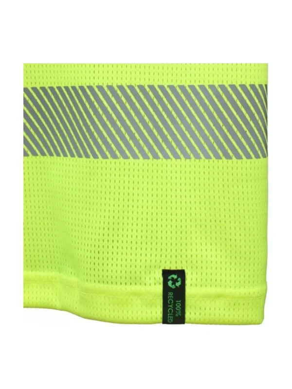 Koszulka robocza odblaskowa BoSafety AEROMESH Hi-vis Klasa 2 tkanina siateczkowa zółta