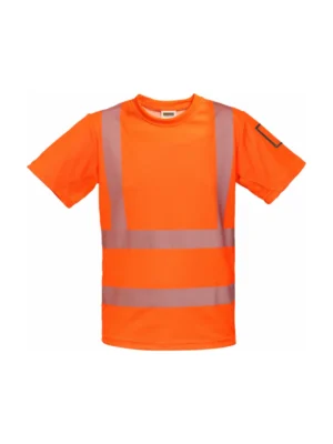 Koszulka robocza odblaskowa BoSafety RICO Hi-vis Klasa 2 pomarańczowa