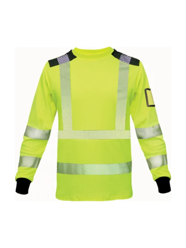 Koszulka robocza odblaskowa BoSafety RICO LONG Hi-vis Klasa 3 zółta