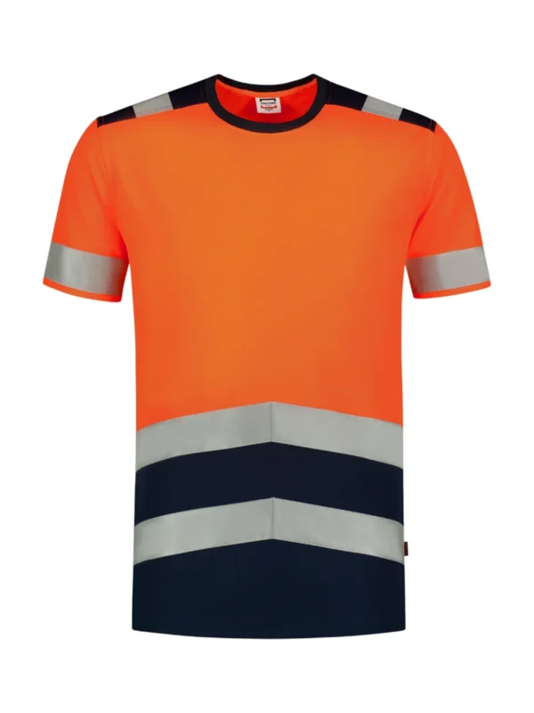 Koszulka robocza ostrzegawcza High Vis Bicolor Malfini pomarańczowa