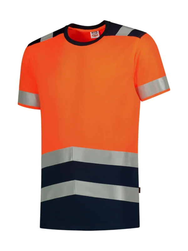 Koszulka robocza ostrzegawcza High Vis Bicolor Malfini pomarańczowa